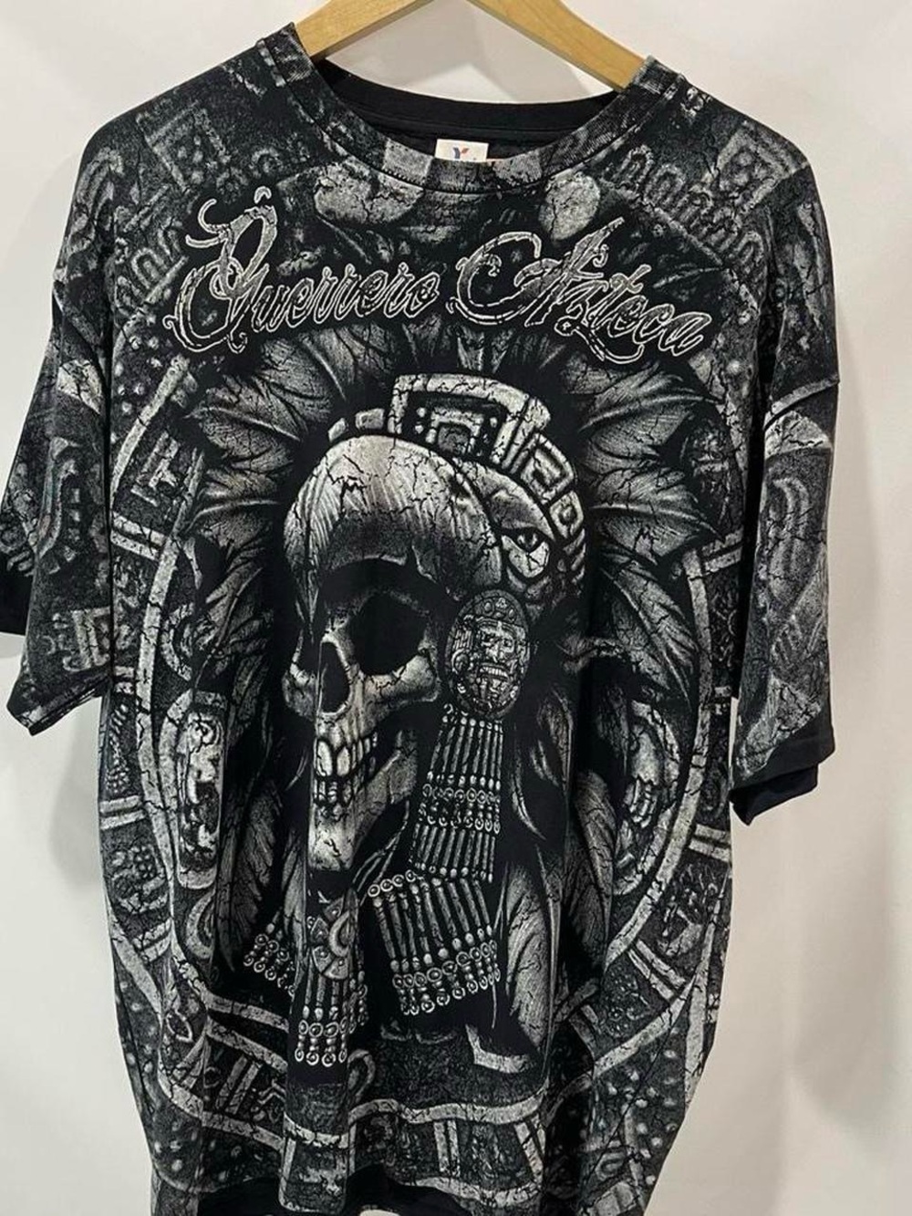 Black Graphic Skull Tee